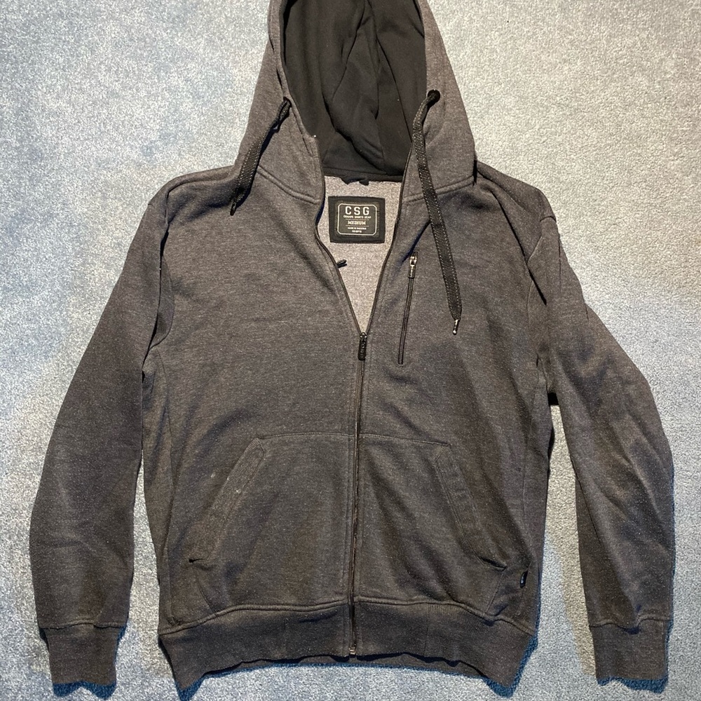 Champ's Sporting Goods Grey Zipper Hoodie